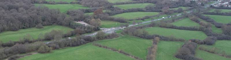 Aerial view of Fryent Park