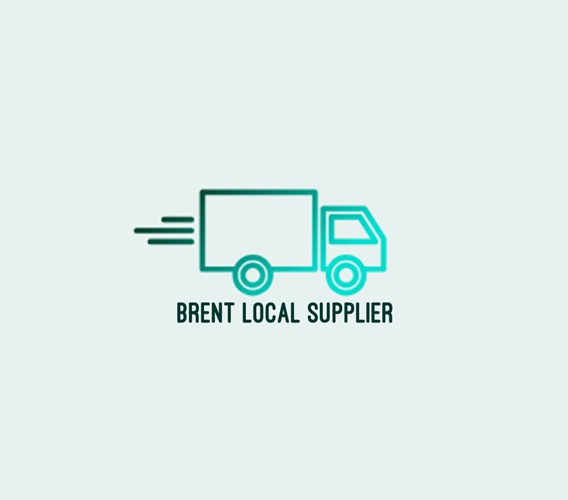 delivery van icon with the words Brent Local Supplier