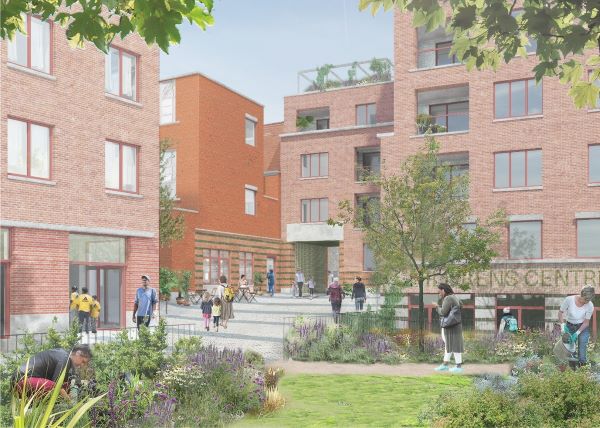 An artist's impression of the redeveloped Carlton and Granville Centres.