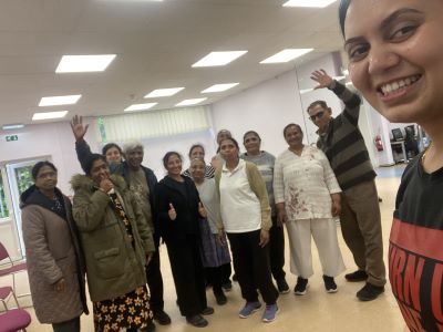 Group of people ready for exercise