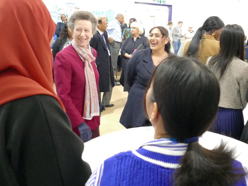 Princess Royal visited Church End 1