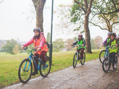 Cycling around Brent parks