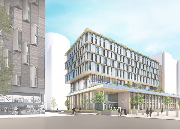 Artist impression of new College of North West London site