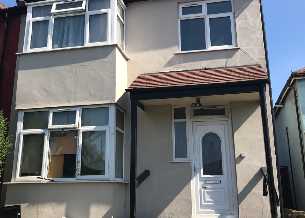 Photo of home that was converted into six flats by Mr and Mrs Chokkar