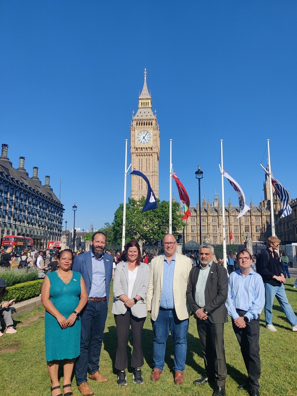 People standing outside Big Ben