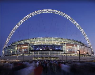 Picture of iconic Wembley Stadium