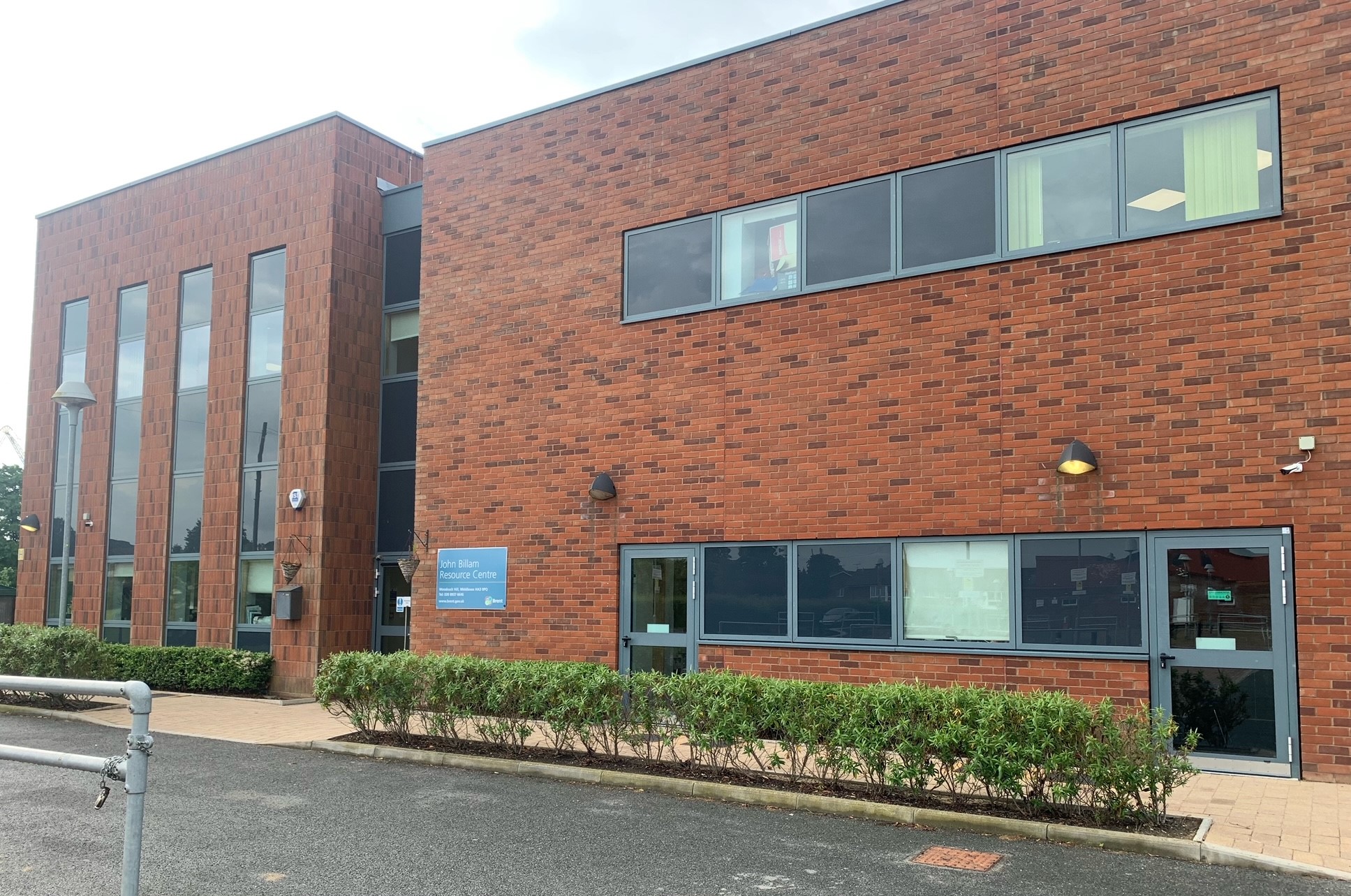 The outside of the John Billam Resource Centre