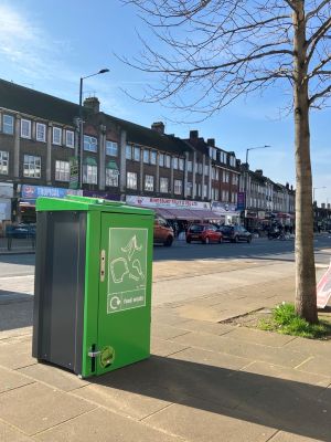 image of a food recycling bin