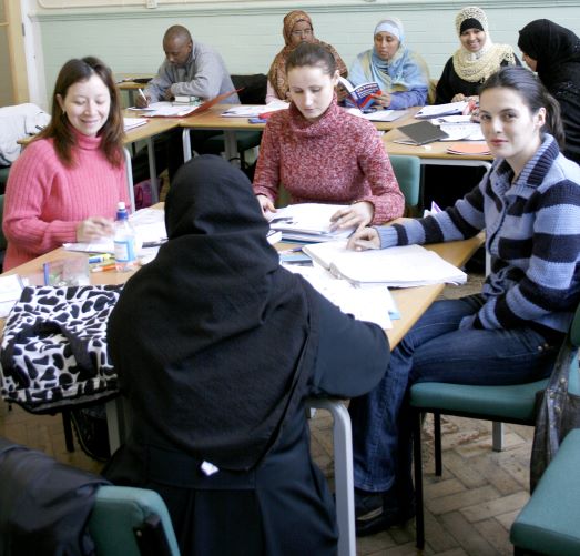 ESOL learners in class