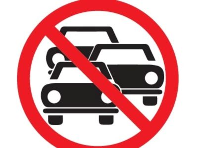 no idling traffic sign